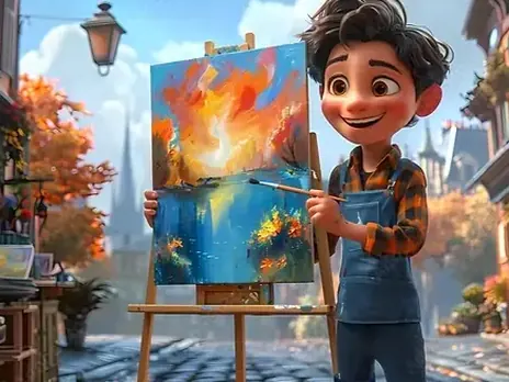 Arte ilustrativa de animação