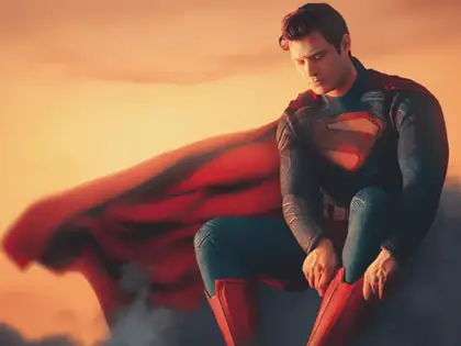 Arte ilustrativa de filme de super-heróis
