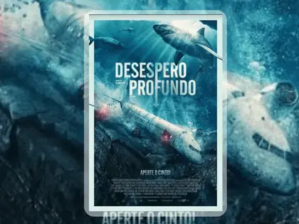 Arte ilustrativa de pôster de filme ou série