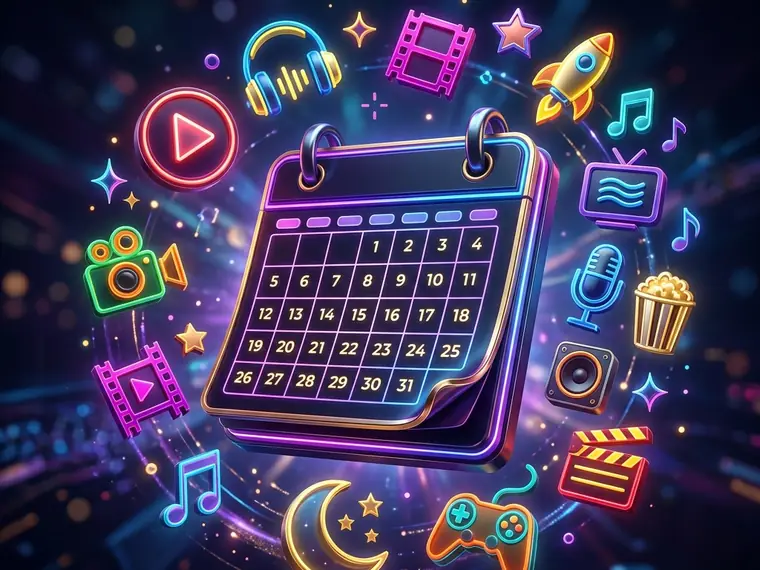 Calendário luminoso representando dias de uso
